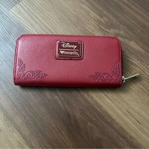 Disney Loungefly Red Beauty And The Beast Wallet